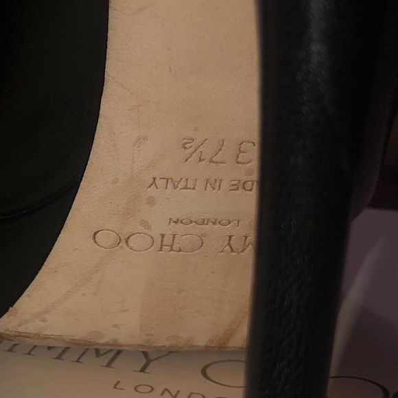 JIMMY CHOO Black Kid Leather Classic Pumps - Picture 9 of 13